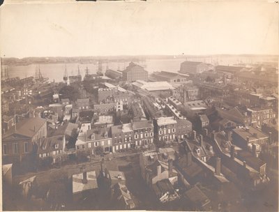 フィラデルフィアのパノラマ、東南西ビュー、1870 作： American Photographer